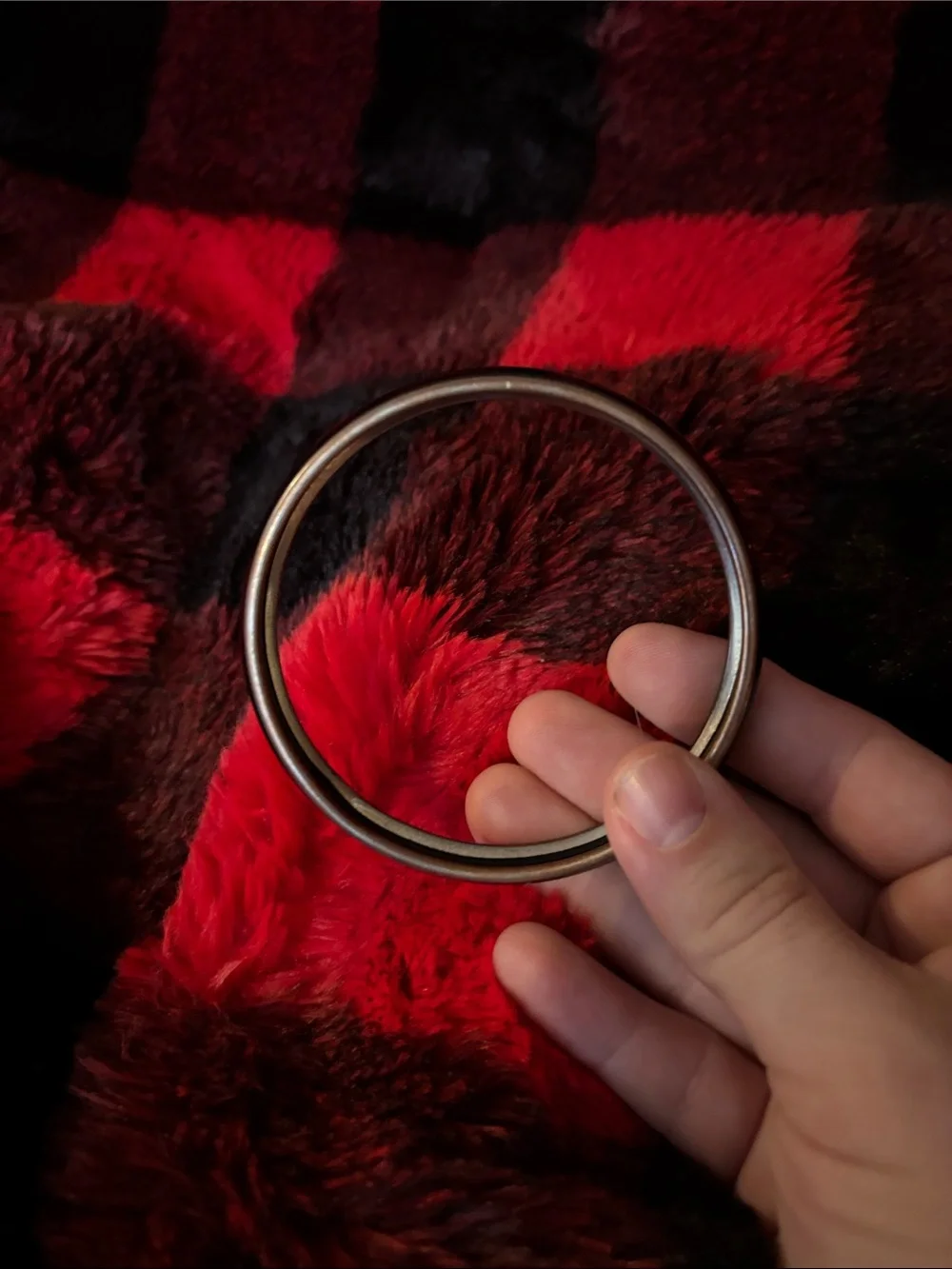 Sleek Black Lacquer Bangle Bracelet